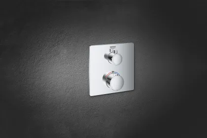 Термостат прихованого монтажу на 2 споживача Grohe Grohtherm Convent. Concealed (24079000) — Photo 4