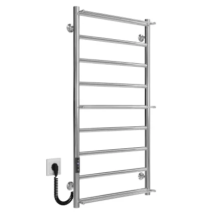 Рушникосушарка електрична Ladder П9 500х1000 Deffi нержавіюча сталь (Хром, JD03, Ліве підключення) — Photo 1