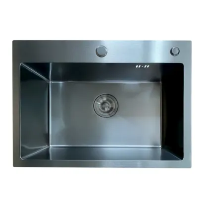 Мийка Mixxus MH5843 Micro Decor Black (3.0/0.8) з нерж. сталі (колір чорний) (MI8219)