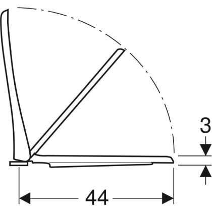 Сидіння для унітазу Geberit Selnova 500.339.01.1 — Photo 3
