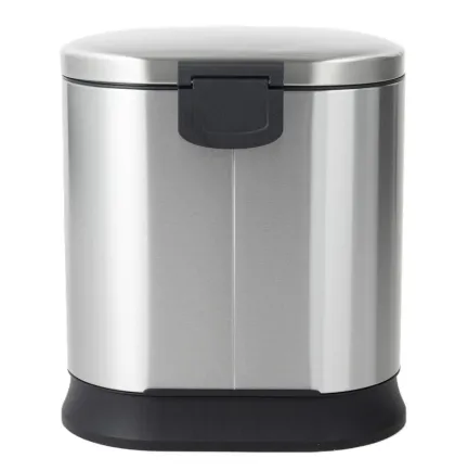 Відро для сміття з плавним закриттям овальне Mixxus Premium Strong-TC0105 SS Color 5л колір наржавійка (MI7080) — Photo 16
