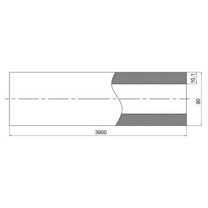 Труба PPR Blue Ocean 90х10,1 — Photo 1