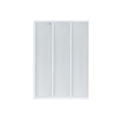 Штора на ванну Qtap Gemini WHI40114RP4 скло Pear 4 мм, 100x140 см