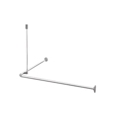 Штанга для шторки підтримуюча пряма Mixxus CRA-S-60 60cm (алюміній) (БЛІСТЕР) (AC3594) — Photo 9