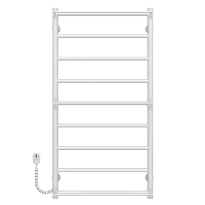 Рушникосушарка електрична Ladder П9 500х1000 Deffi нержавіюча сталь (Білий, EF16, Ліве підключення)