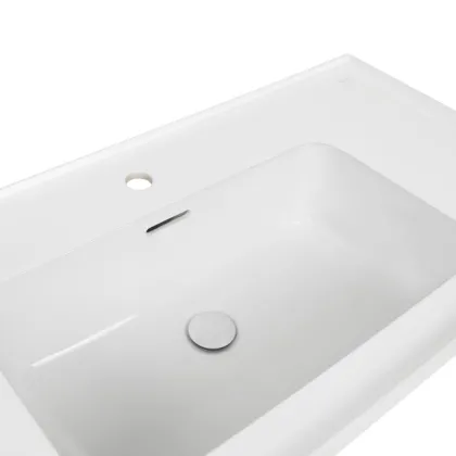 Раковина Qtap Albatross A 1000х500х230 White з донним клапаном QT01115100AW — Photo 4