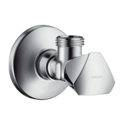 Hansgrohe Вентиль кутовий Е, 1/2*1/2, хром
