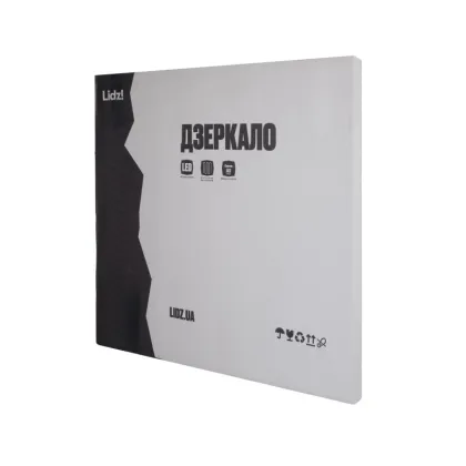 Дзеркало Lidz Kubis (KU1) 600х700 з LED-підсвічуванням Touch, з антизапотіванням, з димером, рег. яскравості LDKU60070049285 — Photo 6