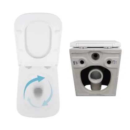 Акційний набір: Унітаз підвісний Jay Ultra Quiet QT07335177W 485х360х320 + Tern Ultra Quiet QT17332303ASW 490x365x325 — Photo 7