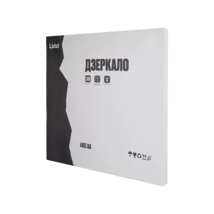 Дзеркало Lidz Astra R600 з LED-підсвічуванням Touch, з антизапотіванням, з димером, рег. яскравості LDASR60049289 — Photo 7