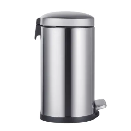 Відро для сміття з плавним закриттям овальне Mixxus Premium Topper-TC0205 SS Color 5л колір нержавійка (MI7059) — Photo 2