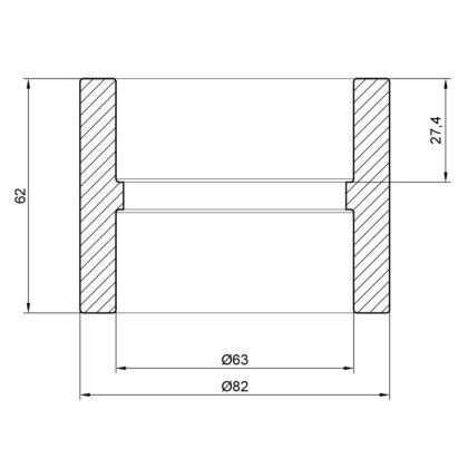 Муфта PPR Alfa Plast 63 — Photo 1