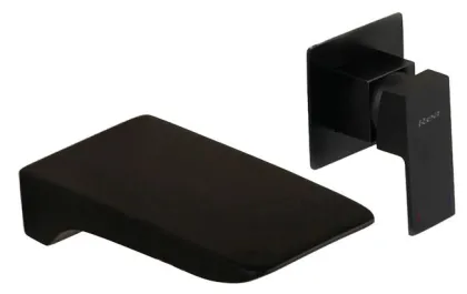 Змішувач для раковини (умивальника) REA MASON BLACK + BOX прихованого монтажу — Photo 2