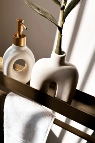 Полиця для ванни REA SF01 45 BRUSHED GOLD — Photo 3