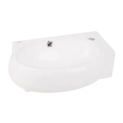 Раковина Qtap Leo 430x290x140 White QT11115011RWN — Photo 3