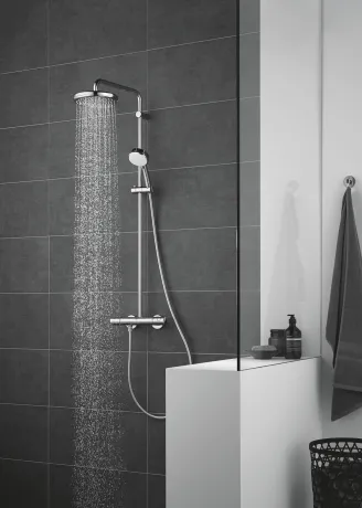 Душова система з термостатом для душа Grohe New Tempesta Cosmop. System (27922001) — Photo 4