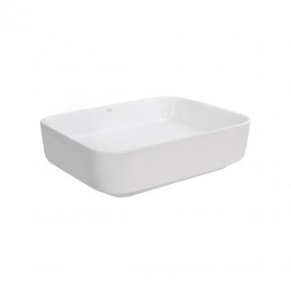 Раковина-чаша Qtap Tern 500x390x140 White з донним клапаном QT17112195W — Photo 3