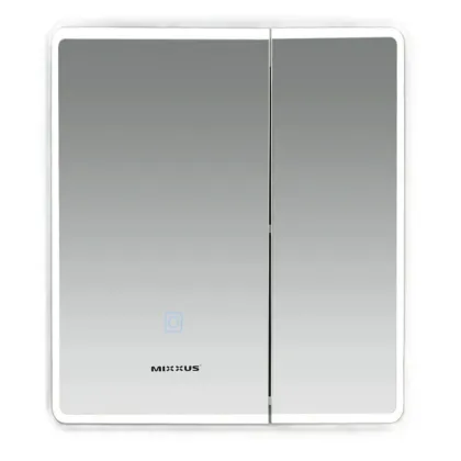 Дзеркальна шафка Mixxus Premium Olivary CM01-60x70x13 з LED Touch, димером, регулятором яскравості (MI8294) — Photo 13