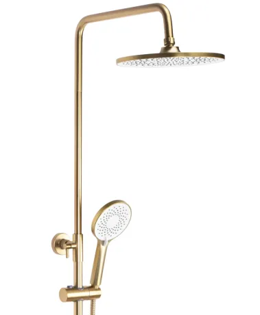 Душовий гарнітур REA AVALON BRUSHED GOLD матове золото з виливом — Photo 4