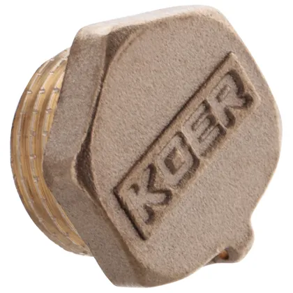 Заглушка Koer KF.P06M.WN - 1/2'' Н (без нікелю) (KR3023) — Photo 2