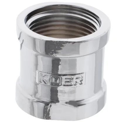 З'єднувальна муфта 3/4" (хром) Koer KF.C08.chr (KF0117) — Photo 1
