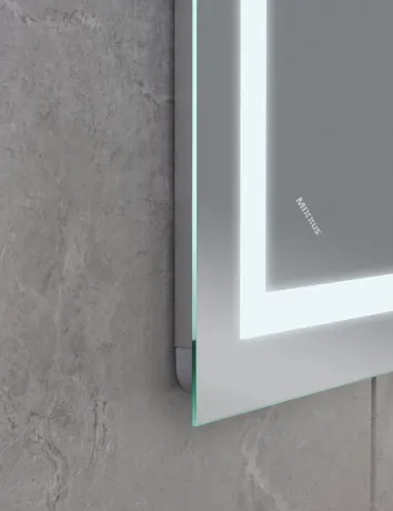 Дзеркало Mixxus WARM MR02-100x70 з Led Touch, Anti-fog, димером, регулятором яскравості, годинником (MI6002) — Photo 10