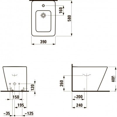 ALESSI DOT біде 39*58см — Photo 1