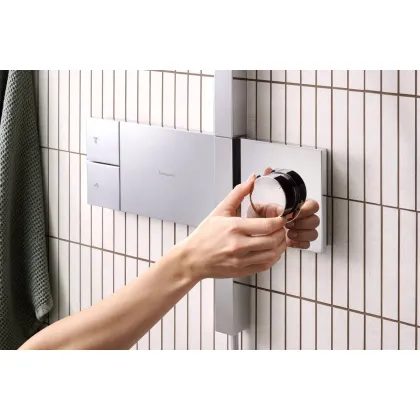 RAINDANCE ALIVE S душова система Showerpipe 300, 1jet, з термостатом, хром — Photo 7
