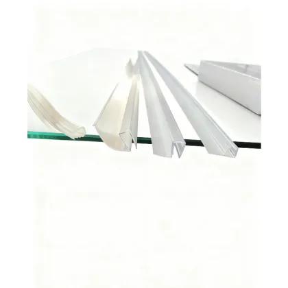 Шторки скляні на ванну розсувні Koer SR BS06-120x150-TR-12 прозоре скло Easy Clean 6мм, матове золото (KR5946) — Photo 5