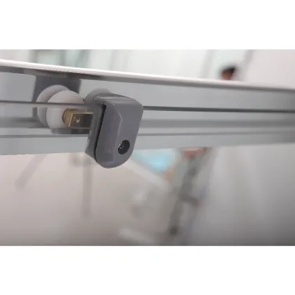 Душова кабіна з низьким піддоном Mixxus HARD SCT01-120x80x198-TR Chrome NEW прозоре скло 5мм (MI8428) — Photo 2