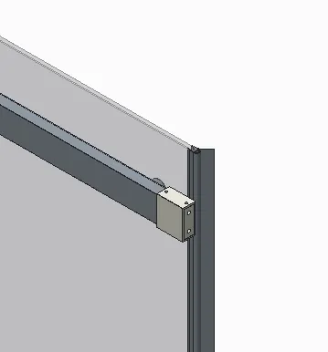 Двері в нішу Koer SR SD02-140x200-TR-01 прозоре скло Easy Clean 8мм, хром (KR5383) — Photo 26