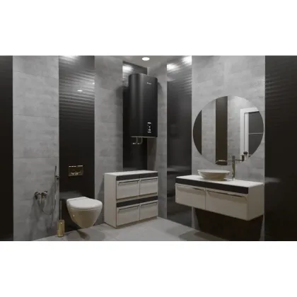 Водонагрівач вертикальний WILLER EV100DR Grand, 100 л. (чорний матовий) — Photo 7