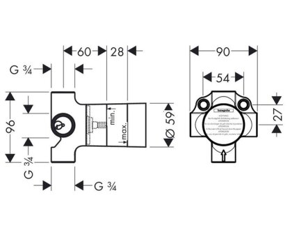 Приєднувальний трубка HANSGROHE 19736458 — Photo 1