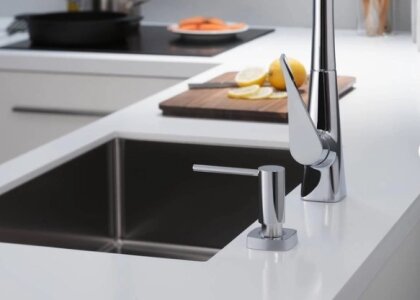 Hansgrohe Дозатор для рідкого милу A71, хром — Photo 1