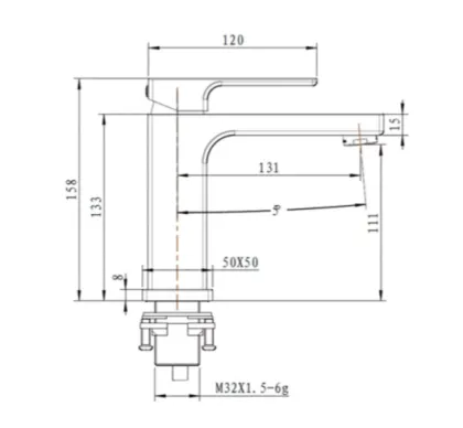 Змішувач для умивальника GAPPO G1017-6, чорний — Photo 3