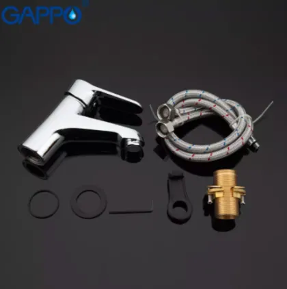 Змішувач для умивальника GAPPO G1036, хром — Photo 2