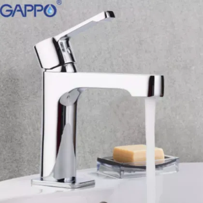 Змішувач для умивальника GAPPO G1002-2, хром — Photo 1