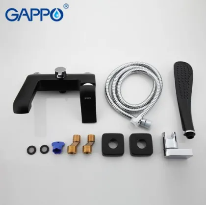Змішувач для ванни GAPPO G3250, чорний — Photo 2