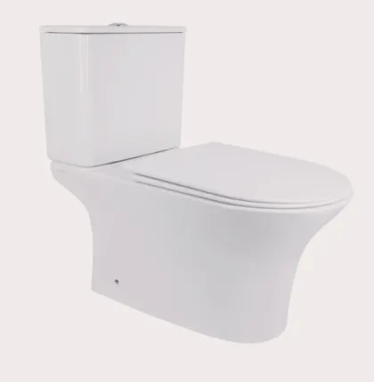 Qtap Presto чаша підлогового унітазаа Rimless 665х345х770 мм (без сидіння та бачка)