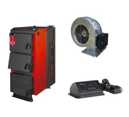 Thermo Alliance Vulcan V 3.0 Котел сталевий твердопаливний SF 20 + Вентилятор котла до 40 кВт, "M Plus M" + "ТА25nzPID" Контролер для котла