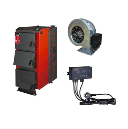 Thermo Alliance Vulcan V 3.0 Котел твердопаливний сталевий SF 20 + Вентилятор котла до 40 кВт, "M Plus M" + "ТА24n" Контролер для котла