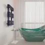 Рушникосушка дизайнерська IDEALE OLIVIA 11 8/850/500 синя мат — Photo 7
