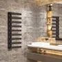 Рушникосушка дизайнерська IDEALE GIA 12 6/850/500 антрацит — Photo 7