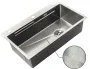 Мийка Zerix ZH7545-SET-05 DECOR NANO-SILVER (3.0/0.8) з нерж. сталі, комплект (нержавійка) (ZM5584) — Photo 10