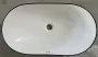 Раковина накладна Mixxus Premium WAVE-0105 EDGE BLACK 620х360х160mm (MP6556) — Photo 15