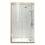 Двері в нішу Koer SR SD01-120x200-TR-12 прозоре скло Easy Clean 8мм, матове золото (KR5377) — Photo 36