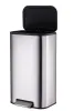 Відро для сміття з плавним закриттям прямокутне Mixxus Cubic-TC0105 SS Color 5л колір наржавійка (MI7088) — Photo 17