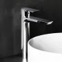 Високий змішувач для умивальника, хром Damixa 470250000 Apollo — Photo 5