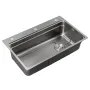 Мийка з нержавіючої сталі Mixxus MS7546-Set-01 Micro Decor Graphite (3.0/0.8) комплект (графіт) (MI8390) — Photo 4
