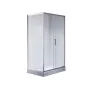 Душова кабіна з низьким піддоном Mixxus HARD SCT01-100x80x198-TR CHROME прозоре скло 5мм (MI6908) — Photo 9